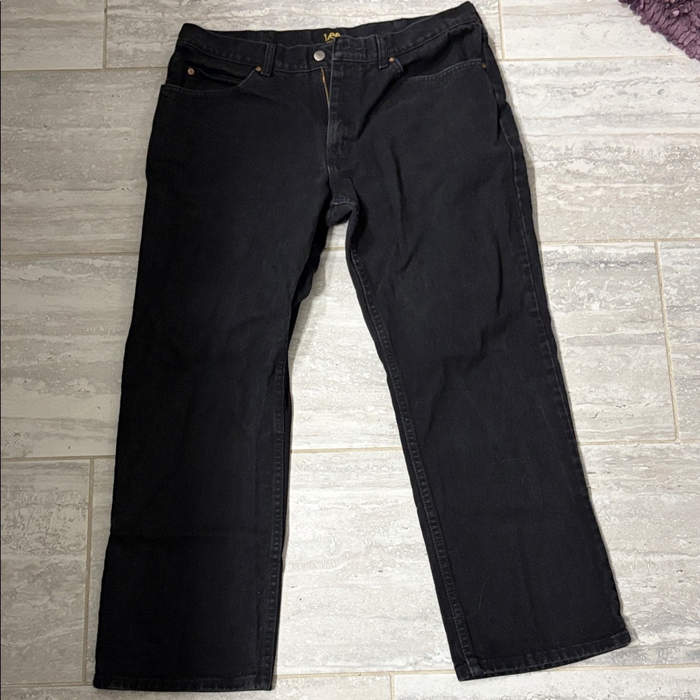 Lee Black Straight Men's Jeans